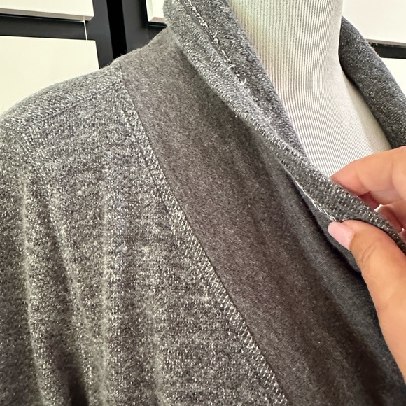 Abercrombie & Fitch Charcoal Open Front Cardigan - Picture 7 of 11